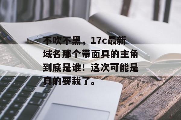 不吹不黑，17c最新域名那个带面具的主角到底是谁！这次可能是真的要栽了。